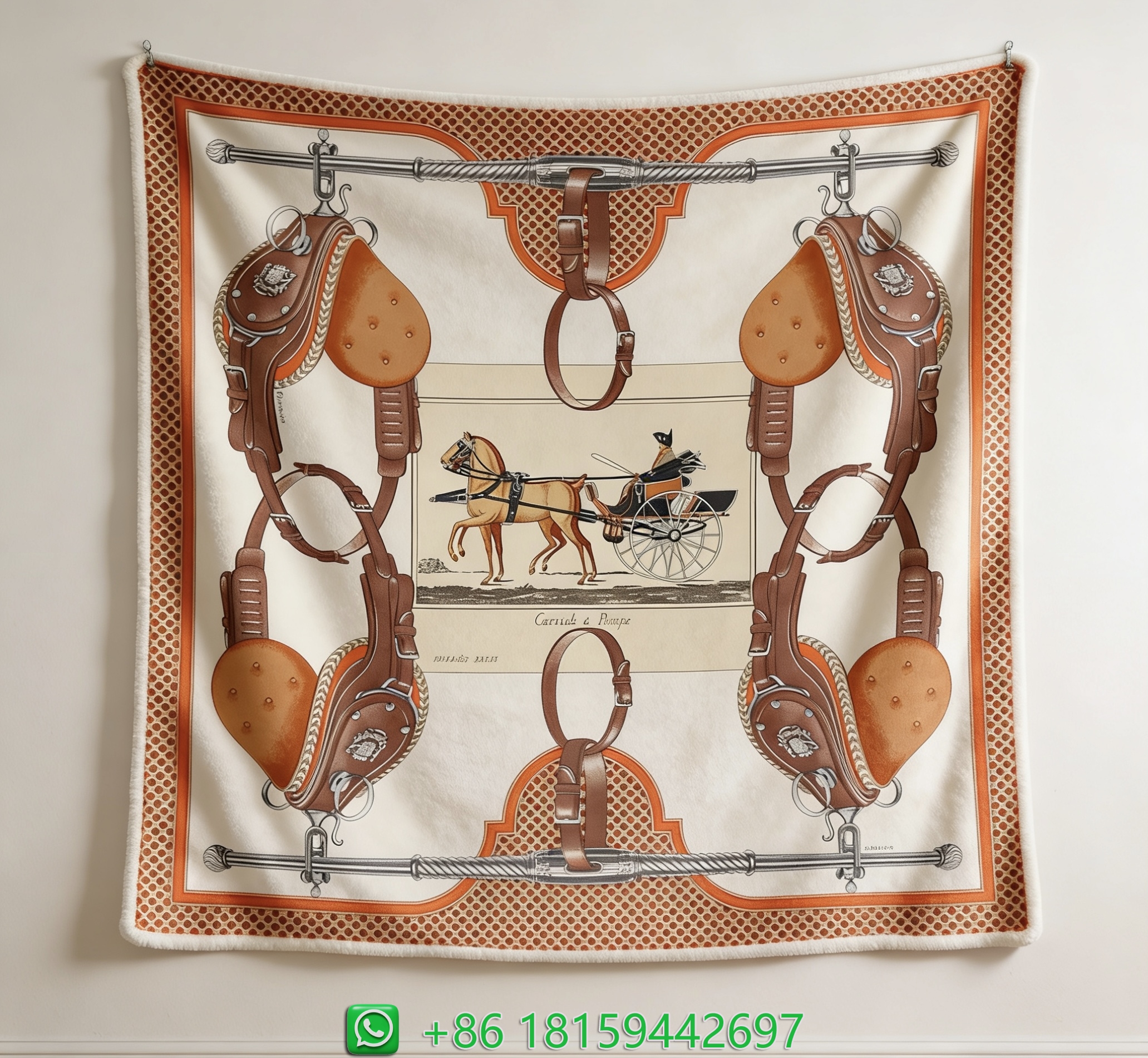 Hermes Throw Blankets